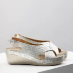 Ženske Sandale D-309 srebro