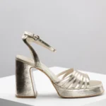 Ženske Sandale 87801 zlatna