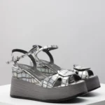 Ženske Sandale 89503 srebrna