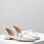 Ženske Sandale 86503 srebrna