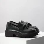 Ženske Mokasine 22WV3104 tamno zelene