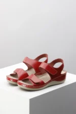 Ženske Sandale D-302 crvene - Slika 2