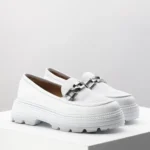 Ženske Mokasine 093602 bele