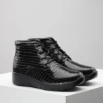 Ženske Gležnjače 2676 Lak Crna