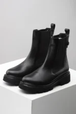 Ženske Poluduboke Čizme 10109 crna - Slika 2