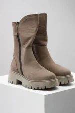 Ženske Poluduboke Čizme 3105 bež