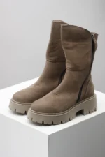 Ženske Poluduboke Čizme 3105 bež - Slika 2
