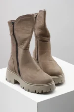 Ženske Poluduboke Čizme 3105 bež - Slika 4