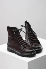 Ženske Gležnjače S8300 bordo - Slika 4
