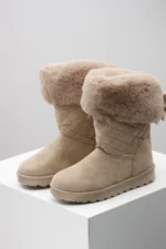 Ženske Poluduboke Čizme 164131 bež - Slika 2