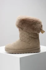 Ženske Poluduboke Čizme 164131 bež - Slika 3