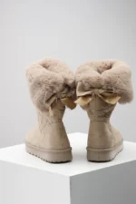 Ženske Poluduboke Čizme 164131 bež - Slika 5