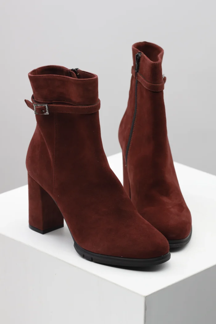 Ženske Gležnjače 15500 bordo - Slika 4
