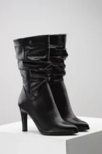 Ženske Poluduboke Čizme 99322 crna