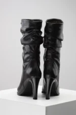 Ženske Poluduboke Čizme 99322 crna - Slika 5