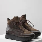 Ženske Kožne Patike braon 82901