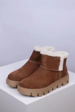 Ženske Poluduboke Čizme W2071-00 braon - Slika 2