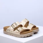 Ženske Papuče Zlatne 6010