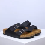 Muške Kožne Papuče Crne 4703M