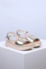 Ženske Sandale 27708 zlatne