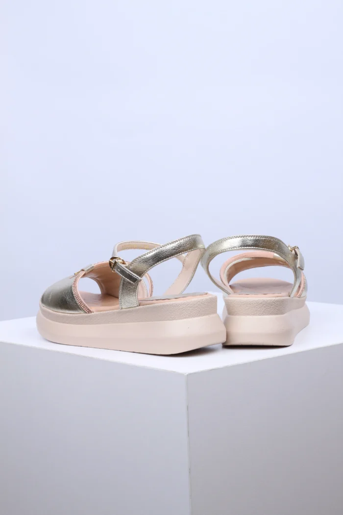 Ženske Sandale 27708 zlatne - Slika 4