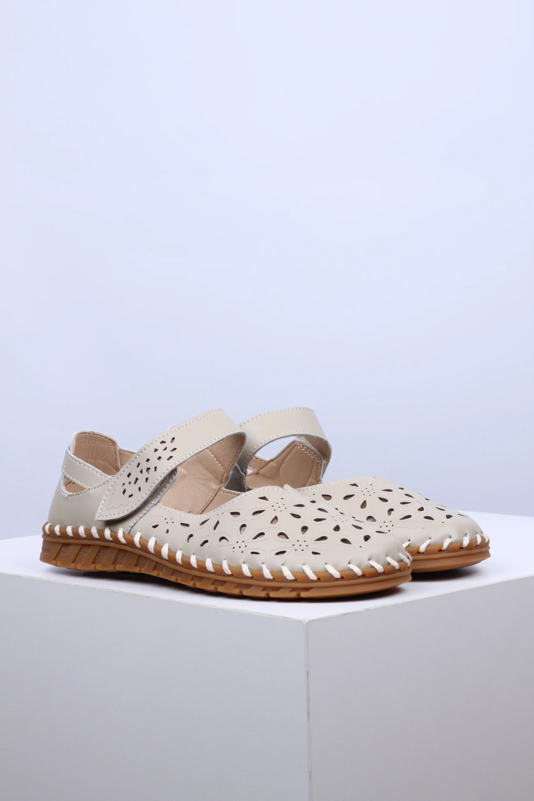 IMG_6493 Ženske Sandale 186065 bež - Slika 1