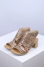 Ženske Sandale 64780-90 zlatne - Slika 2