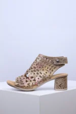 Ženske Sandale 64780-90 zlatne - Slika 3