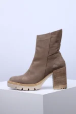 Ženske Poluduboke Čizme 25W0500 bež - Slika 3