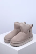 Ženske Poluduboke Čizme W24Q12583 sive - Slika 2