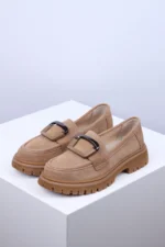 Ženske Mokasine 3027-3 velur bež - Slika 2