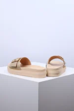 Ženske Papuče W596018 zlatne - Slika 4