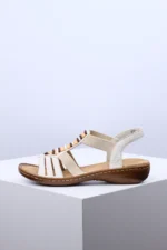 Ženske Sandale 60851-60 bele - Slika 3